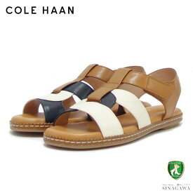 コールハーン COLE HAAN クラウドフィール フィッシャーマンサンダル W26874 ブラウン／ブラック／アイボリー （レディース） 天然皮革 サンダル 「靴」