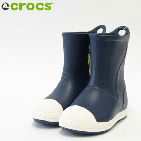 crocs クロックス crocs bump it boot kids クロックス バンプ イット ブーツ キッズ 203515 ネイビー（キッズ） 軽量・快適クッションのレインブーツ 「靴」
