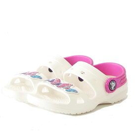 crocs クロックス classic embellished sandal t クラシック エンベリッシュド サンダル トドラー （リトルキッズ）207803100 ホワイト「靴」