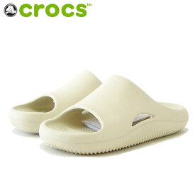 【スーパーSALE 20%OFF】 crocs クロックス メロウ リカバリー スライド MELLOW RECOVERY SLIDE 208392 2Y2 ボーン（ユニセックス） クロッグ サボ スリッポン 「靴」