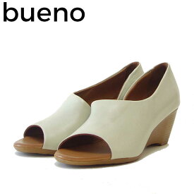 BUENO SHOES ブエノ J2410 バンブー オープントゥサイドカットサンダル トルコ製 軽量 ウェッジ パンプス「靴」