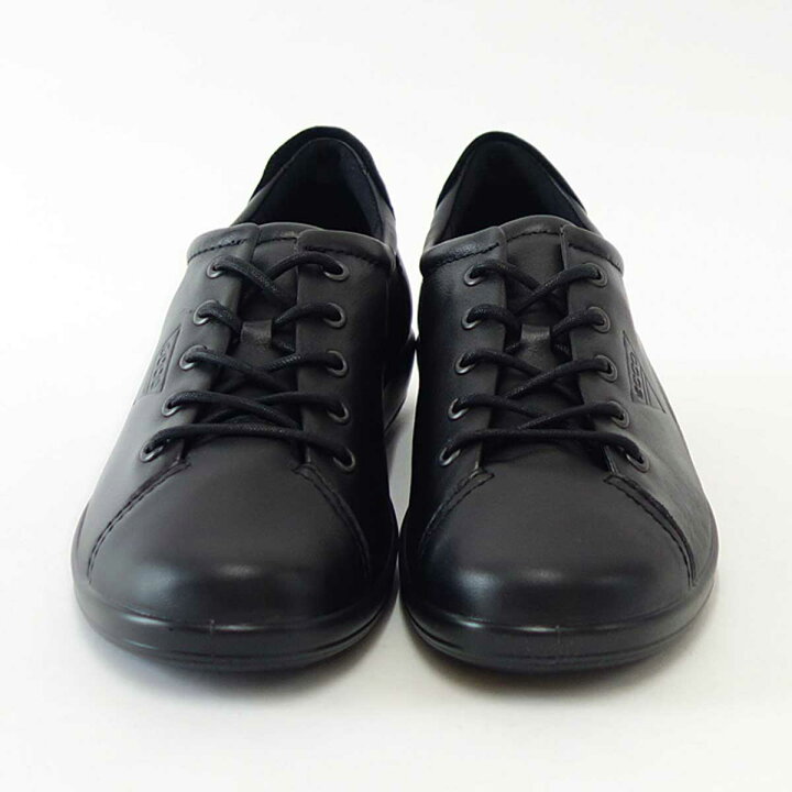 楽天市場】エコー ECCO SOFT 2.0 ブラック 206503 （レディース） 快適な履き心地のレースアップシューズ 「靴」 : 靴のシナガワ