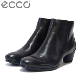 エコー ECCO SCULPTURED 45 230483 01001 ブラック （レディース） 上質天然皮革 サイドジップブーツ アンクルブーツ 「靴」