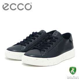 エコー ECCO STREET TRAY WOMEN'S SNEAKER ブラック 291503 01001 （レディース） 快適な履き心地のレザースニーカー レースアップ ウォーキングシューズ 旅行「靴」