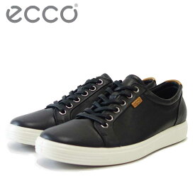 エコー ECCO SOFT7 Womens Sneaker ブラック 430003 （レディース） 快適な履き心地のレザースニーカー レースアップシューズ「靴」