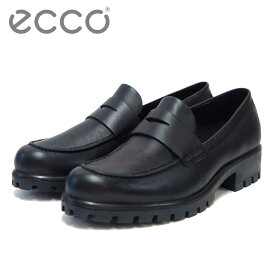 エコー ECCO MODTRAY WOMEN'S MOC-TOE PENNY LOAFER ブラック 49001301001 （レディース）快適な履き心地のレザーローファー スリッポン 「靴」