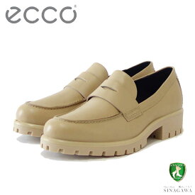 エコー ECCO MODTRAY WOMEN'S MOC-TOE PENNY LOAFER ベージュ 49001301631 （レディース）快適な履き心地のレザーローファー スリッポン 「靴」