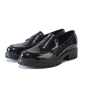 エコー ECCO MODTRAY WOMEN'S MOC-TOE PENNY LOAFER ブラックエナメル 49001321001 （レディース）快適な履き心地のレザーローファー スリッポン 「靴」