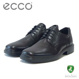 エコー ECCO HELSINKI 2 MEN'S PLAIN DERBY 500164 01001 ブラック（メンズ）上質レザーのビジネスシューズ レースアップ スクエアトゥ「靴」