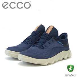 エコー ECCO MX M NAVY（ネイビー） 820184 02303（メンズ）天然皮革 ウォーキング シューズ コンフォート レザースニーカー ハイキング 旅行 「靴」