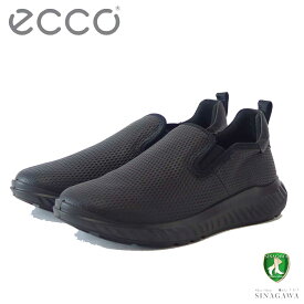 エコー ECCO TH 1F MEN’S LEATHER SLIP ON SHOESブラック 834924 51052（メンズ カジュアル）天然皮革 ウォーキング シューズ コンフォート レザースニーカー 「靴」