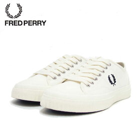 【スーパーSALE 30%OFF】 FRED PERRY フレッドペリー B8108（ユニセックス）Hughes Low Canvas カラー：LIGHT ECRU（760） 「靴」