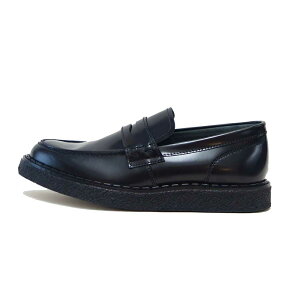 �t���b�h�y���[ FRED PERRY SB1345 George Cox Perry Penny Loafer Leather �J���[�FBLACK �y�j�[���[�t�@�[ �X���b�|�� �N���[�v�\�[�� ���U�[�@�u�C�v