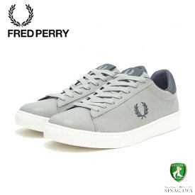 【スーパーSALE 20%OFF】 FRED PERRY フレッドペリー B 4334 181（ユニセックス）SPENCER LEATHER （スペンサー レザー） カラー：Limestone 天然皮革のローカットスニーカー 「靴」