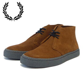 FRED PERRY フレッドペリー B 4361 831（ユニセックス）Hawley Suede （ホーリー） カラー：GINGER スエードレザー デザートブーツ ポルトガル製 「靴」