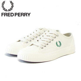 FRED PERRY フレッドペリー B4365 D06（ユニセックス）HUGHES LOW Canvas カラー：LIGHT ECRU キャンバス ローカットスニーカー テニスシューズ 「靴」