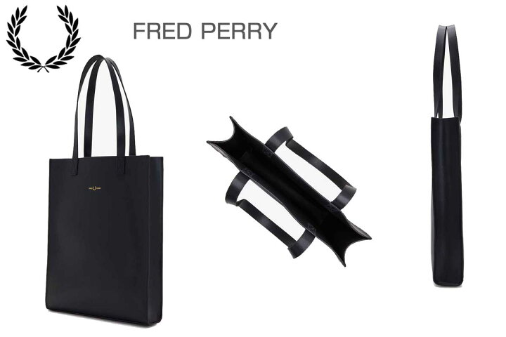 楽天市場】FRED PERRY フレッドペリー Burnsihed Leather Tote Bag 