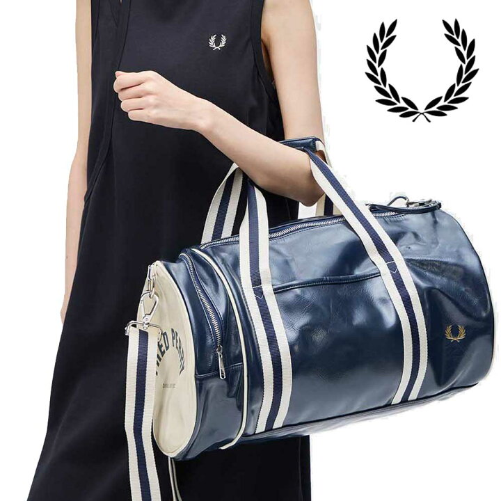 楽天市場】フレッドペリー バッグ FRED PERRY CLASSIC BARREL BAG  