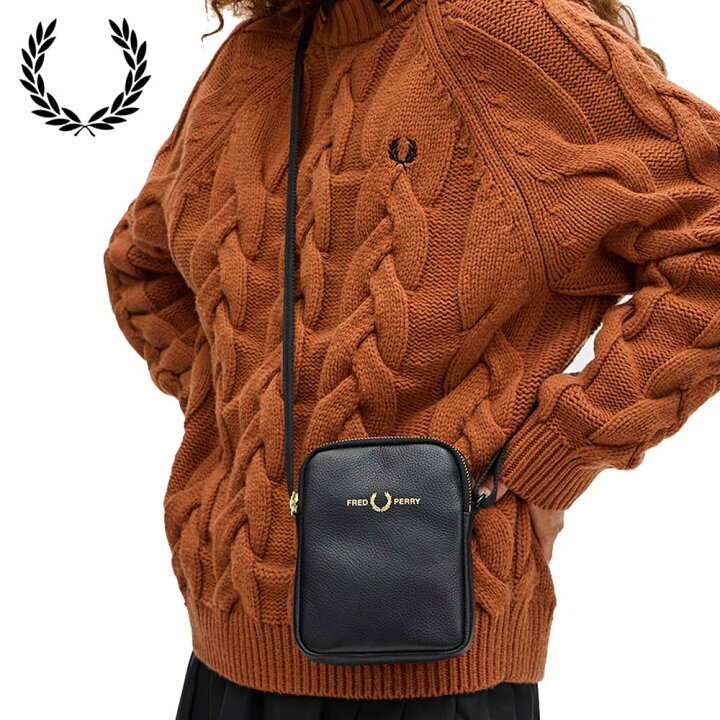 楽天市場】フレッドペリー バッグ FRED PERRY Tumbled Leather Side 