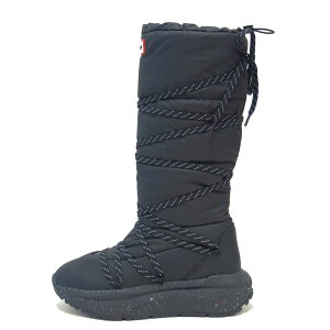 �n���^�[ HUNTER UFT7101NYL �i���f�B�[�X�j �O���b�v �g�[�� �X�m�[ �u�[�c �F�u���b�N �h�� �h�� �h�� �X���b�|�� �����O�u�[�c�u�C�v