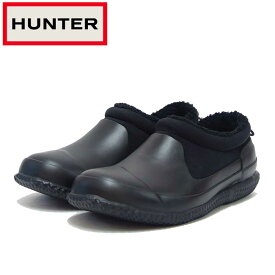 ハンター HUNTER WFF1077NRE（レディース） オリジナル インシュレイティド シェルパ シューズ （カラー：ブラック ） 防水 モック ラバーソール 全天候型 ウィンター シューズ「靴」