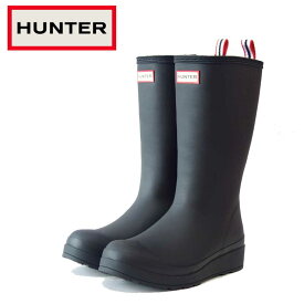 ハンター HUNTER WFT2235RMA （レディース） レディース プレイトール シェルパ インシュレイテッド ：ブラック 防水ブーツ ラバーソール 防寒 レイン 長靴「靴」