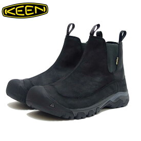 キーン KEEN アンカレッジ ブーツ スリー ウォータープルーフ 1017789 ブラック（メンズ） サイドゴアブーツ ワークブーツ 「靴」