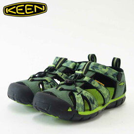 KEEN キーン KIDS Seacamp 2 cnx 1018113（キッズ）1018109 シーキャンプツーシーエヌエックスカラー：DUCK GREEN / GREENERY「靴」