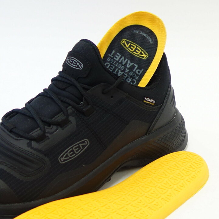 楽天市場】KEEN キーン テンポ フレックス ウォータープルーフ 1025294（メンズ）カラー：Triple Black アウトドアスニーカー  ウォーキングシューズ 防水ハイキングシューズ「靴」 : 靴のシナガワ