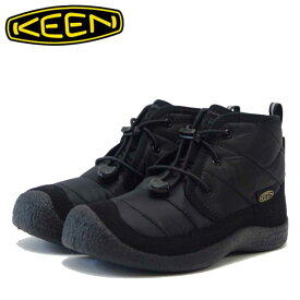 キーン KEEN ハウザー ツー チャッカ ウォータープルーフ 1025513 ブラック/ブラック（キッズ）1025516 ショートブーツ 防水ウインターブーツ 「靴」