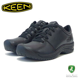KEEN キーン PTC OXFORD 1006999 ピーティーシー オックスフォード ワークシューズ カラー：ブラック 防水 ビジネス ウォーキング （レディース）「靴」