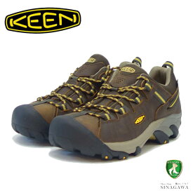 KEEN キーン TARGHEE 2 ターギー 2 1008417（メンズ）カラー：Cascade Brown / Golden Yellow アウトドア ウォータープルーフ スニーカー ウォーキング「靴」