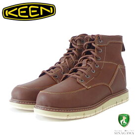 KEEN キーン サンノゼ シックス（ソフトトゥ） ワークブーツ 1020146（メンズ）カラー：Gingerbread/Off White 工事現場 アウトドア ウォーキングシューズ ハイキングシューズ「靴」