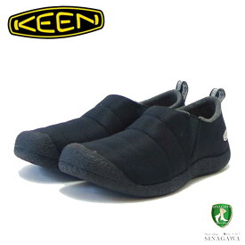 キーン KEEN ハウザー ツー 1023997 Triple Black（メンズ）ソフトなナイロン素材 温かみのあるスリッポンシューズ 展開サイズ 25.5cm 26cm 26.5cm「靴」