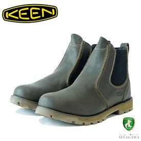 KEEN キーン シアトル ロメオ（ソフトトゥ） ワークブーツ 1024261（メンズ）カラー：Cascade Brown/Black 工事現場 アウトドア サイドゴア チェルシーブーツ ウォーキング 「靴」