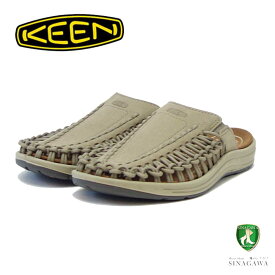 KEEN キーン UNEEK 2 SLIDE（ユニーク ツー スライド） 1026024（レディース） カラー：Timberwolf / Plaza Taupe スリッポン サンダル クロッグ サボ オープンエアー キャンプ オフィス スポーツ レジャー「靴」