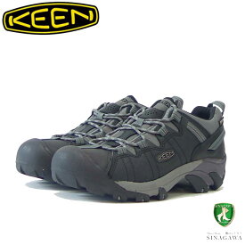 KEEN キーン TARGHEE 2 ターギー 2 1026583（メンズ） カラー：Black / Steel Grey アウトドア ウォータープルーフ スニーカー ウォーキング「靴」