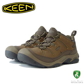 KEEN キーン CIRCADIA WP サーカディア ウォータープルーフ 1026773 （メンズ） カラー：Shitake / Brindle アウトドア 防水 スニーカー ウォーキング トレッキング「靴」