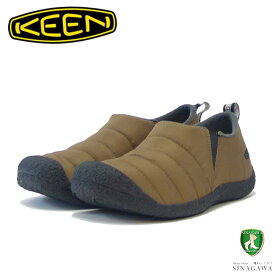 【スーパーSALE 30%OFF】 キーン KEEN ハウザー ツー 1026859 Dark Earth / Black（メンズ）ソフトなナイロン素材 温かみのあるスリッポンシューズ「靴」