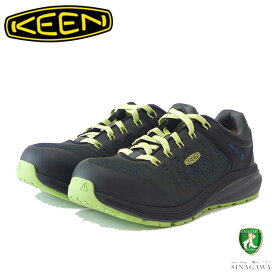 KEEN キーン ヴィスタ エナジー（カーボンファイバートゥ） ワークシューズ 1026886（メンズ）カラー：Magnet/Green Glow 工事現場 アウトドア ウォーキングシューズ ハイキングシューズ「靴」
