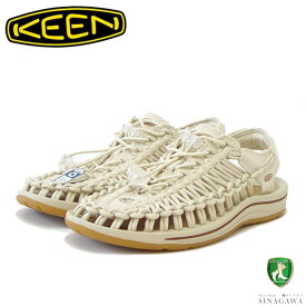 KEEN キーン UNEEK CANVAS（ユニーク キャンバス） 1026228（メンズ）カラー：Natural Canvas/Birch バックストラップ スリッポン スニーカー サンダル オープンエアー キャンプ フェス スポーツ レジャー 旅行 「靴」