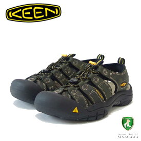 キーン KEEN Newport ニューポート 1027120（メンズ）カラー：Kumano Kodo（オリーブ） 天然皮革 レザー スポーツサンダル 防水ヌバック 創業モデル「靴」