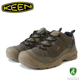 KEEN キーン CIRCADIA WP サーカディア ウォータープルーフ 1027259 （メンズ） カラー：Canteen/Curry アウトドア 防水 スニーカー ウォーキング トレッキング「靴」