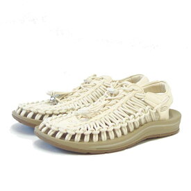 KEEN キーン UNEEK（ユニーク） 1028326（ユニセックス） カラー：WHITE CAP/CORNSTALK スニーカー サンダル アフタースポーツシューズ オフィスシューズ ガーデニングシューズ キャンプシューズ 「靴」