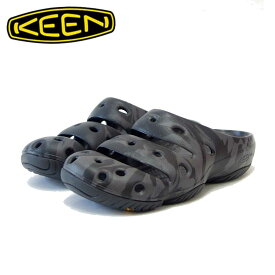 KEEN キーン Yogui 1028525（メンズ） ヨギ カラー：Black Marble サボ ウォーターサンダル アフタースポーツシューズ オフィスシューズ ガーデニングシューズ キャンプシューズ 「靴」