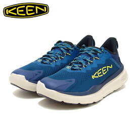 KEEN キーン WK450 1028912 ダブルケー450 ウォーキングシューズ カラー：Legion Blue/Evening Primrose ウォーキング （メンズ）「靴」
