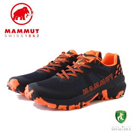 MAMMUT マムート Sertig II Low Men 303004300（メンズ）カラー：black-vibrant orange(00533) アウトドアスニーカー ウォーキングシューズ ハイキングシューズ「靴」