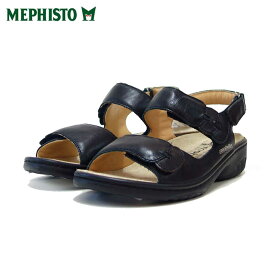 メフィスト MEPHISTO GETHA（ゲサ）ブラック 5014980 天然皮革 フラットサンダル コンフォートサンダル （レディース） 「靴」 正規品 快適靴 旅行