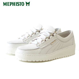 メフィスト MEPHISTO LADY（レディ）ホワイト 5144327 天然皮革 スニーカー レースアップ ウォーキングシューズ （レディース） 「靴」 正規品 快適靴 旅行
