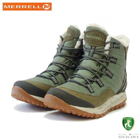 【スーパーSALE 30%OFF】 MERRELL メレル アントラ スニーカー ブーツ（レディース） 066948 LICHEN 防水 ウォーキング 高機能ビブラムソール 新感覚コンフォートスニーカー 「靴」